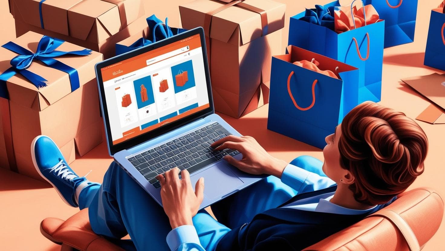 High-performance Shopify e-commerce store on a screen, showing products and checkout