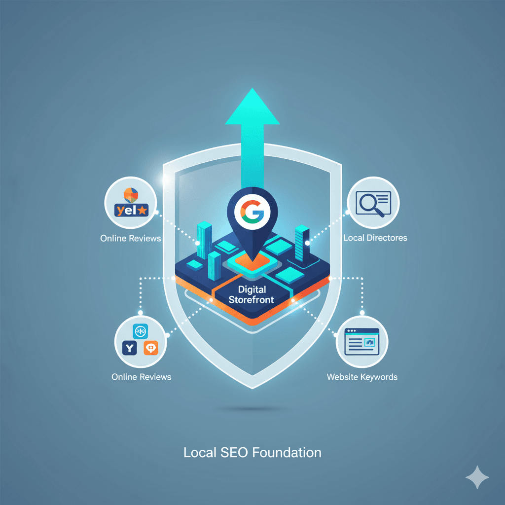 Example of optimized Spokane small business website structure